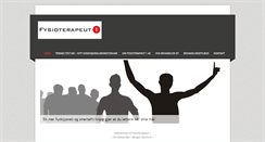 Desktop Screenshot of fysioterapeut1.com